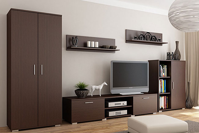 szafa i komoda do salonu wenge Armo 4X
